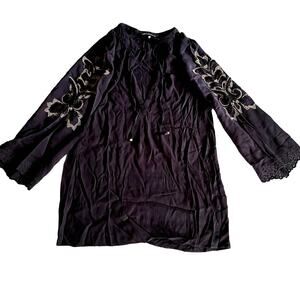 vintage y2k Juicy Couture Bell Sleeve Tunic Sz S